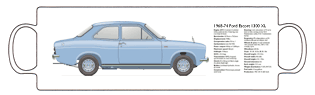 Ford Escort MkI 1300 XL 1968-74 Mug 2